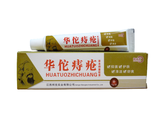 Антибактеріальна мазь від геморою Huatuo Zhi Chuang, 15 г