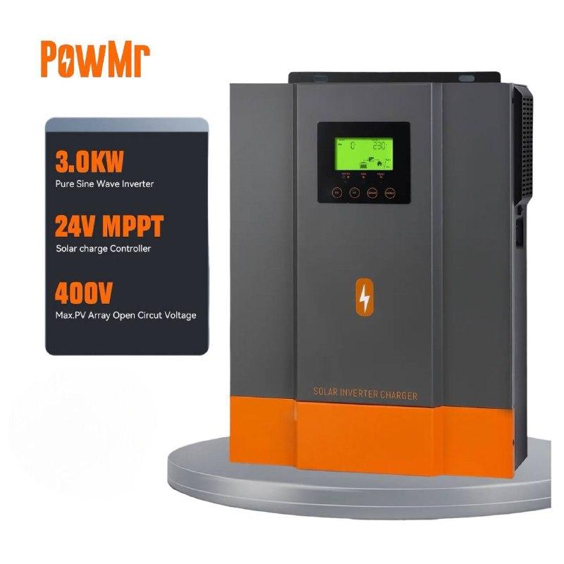 Гібридний сонячний інвертор PowMr POW-HVM3.2H-24V-N