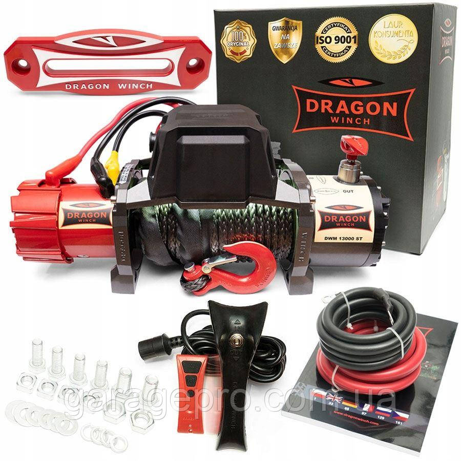 Електрична лебідка Dragon Winch Maverick 13000HDs (синтетичний трос)
