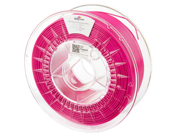 Filament Spectrum Premium PET-G 1.75mm PINK 1kg, фото 1