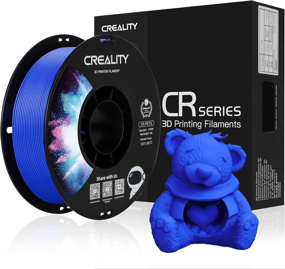 Пластик в котушці PETG Creality 1,75 мм синій (Blue)