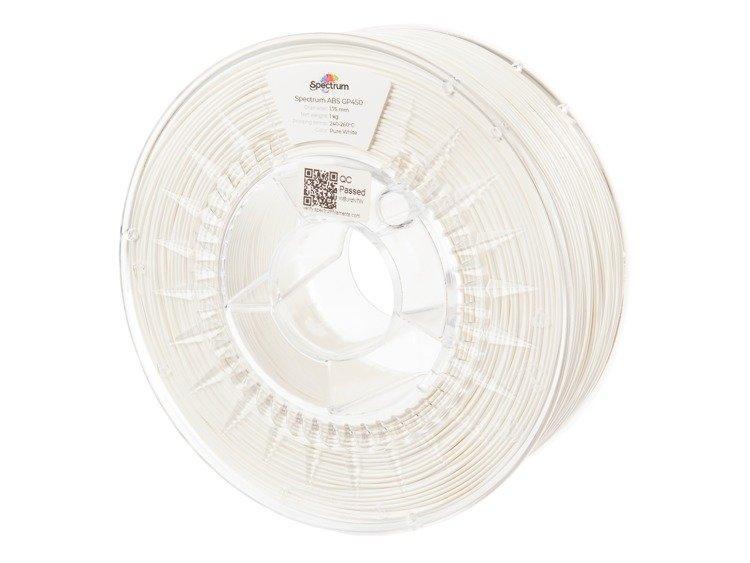 Filament Spectrum ABS GP450 1.75mm PURE WHITE 1kg, фото 1
