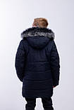 Зимова куртка на хлопчика/ Підлітковий (дитячий) пуховик на хутрі парка для дітей та підлітків на зиму 34, фото 3