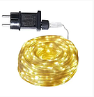 Вулична світлодіодна гірлянда великі каплі роси 300Led 30м + 8 режимів світіння (CC18200-T300), фото 6