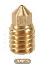 Сопло для Bambu Lab (CHT High Flow Nozzle), 0.8 мм, латунне