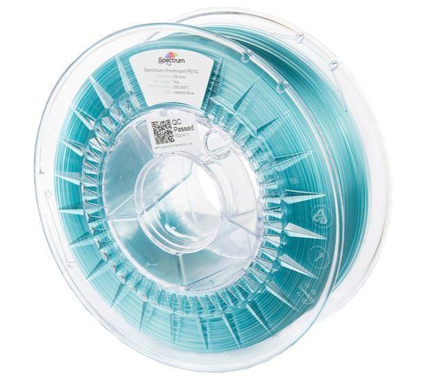 Filament Spectrum Premium PET-G 1.75mm ICELAND BLUE 1kg, фото 1
