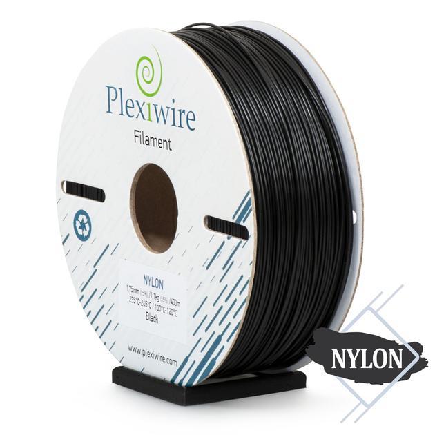Plexiwire NYLON пластик для 3D принтера Чорний 1,75 мм (200 м / 0,55 кг), фото 1