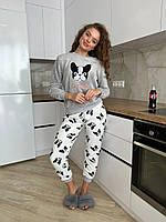 Тепла піжама. Жіночий домашній костюм. Одяг для сну., фото 5
