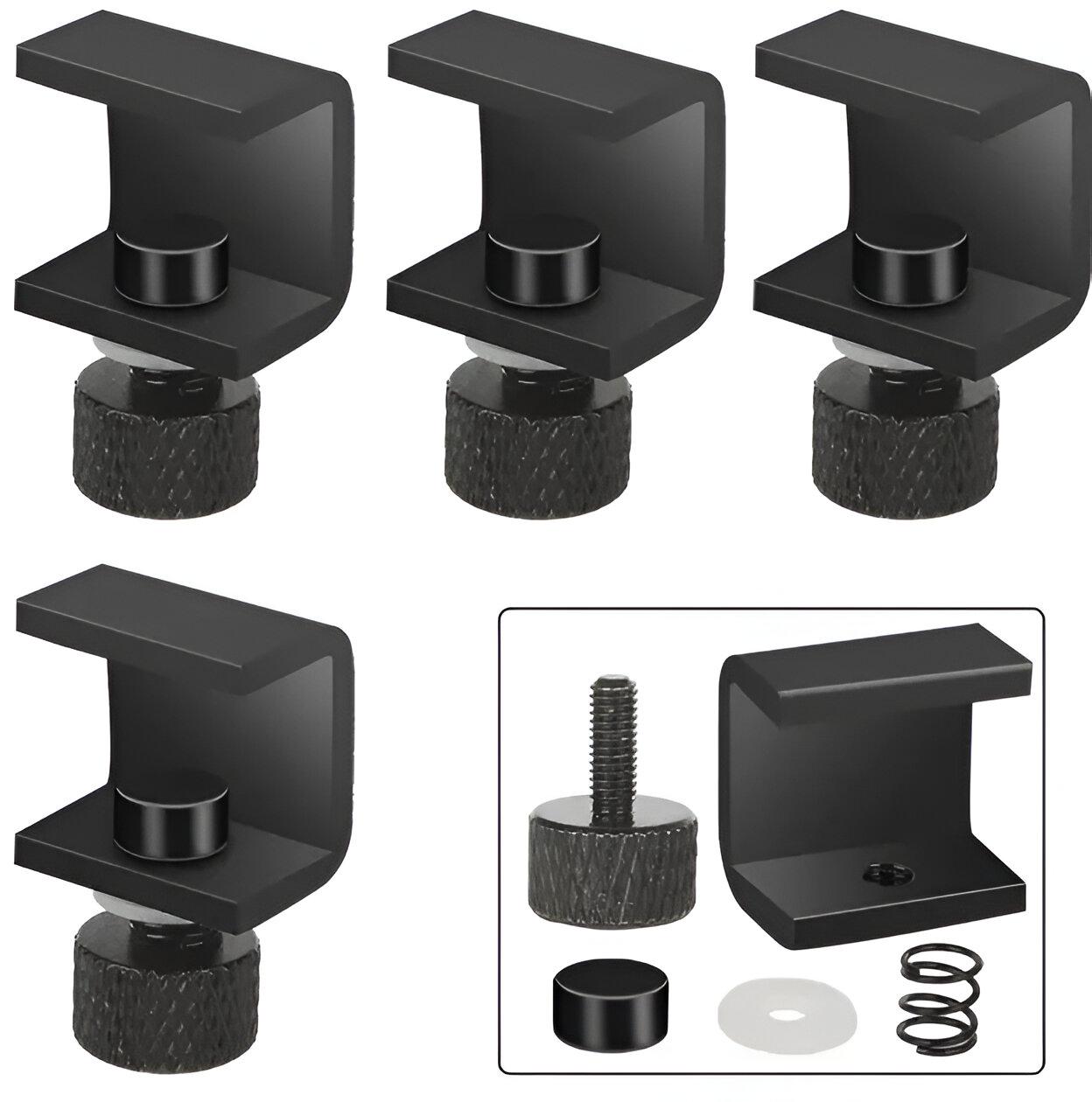 Алюмінієві затискачі для скляної платформи для друку, фото 1