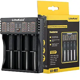 Зарядний пристрій для 4-х акумуляторів Liitokala Lii-402