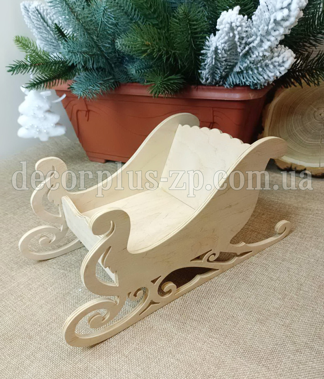 Кашпо санки . 30*15*15 см