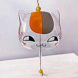 Японський скляний дзвіночок Фурін (Музика вітру) Манекі-неко №6, фото 2