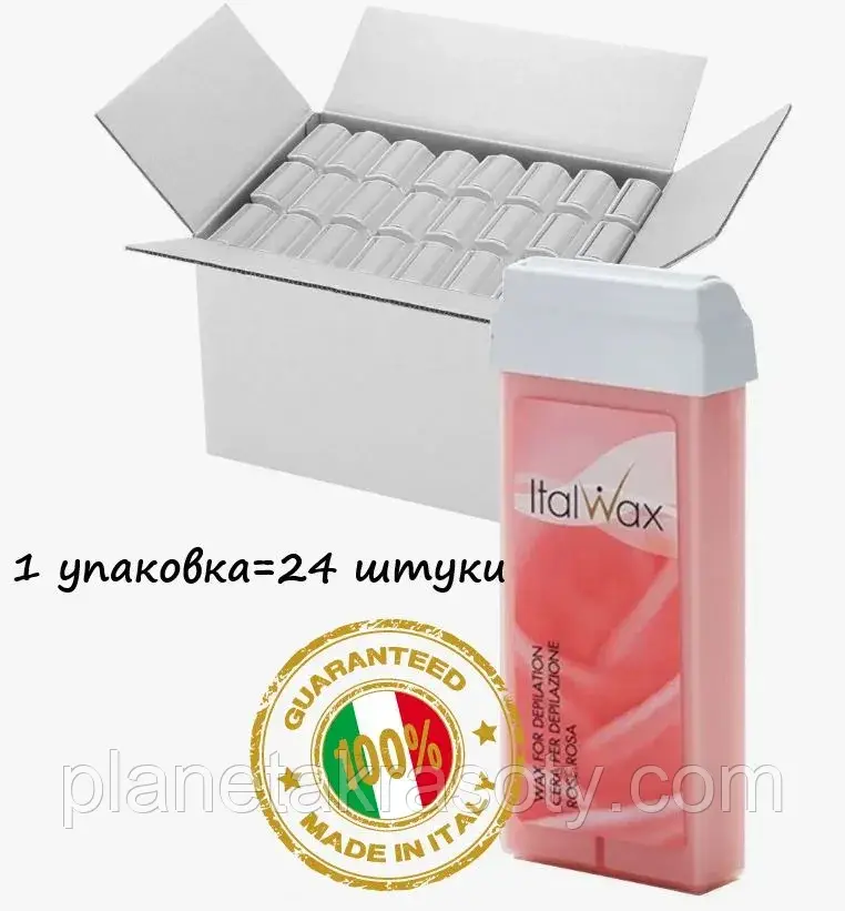 Віск у картриджі Троянда ITALWAX NATURA Rose, 100 мл (комплект із 24 штук)