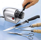 Електроточилка для ножів і ножиць electric multi-purpose sharpen, фото 8