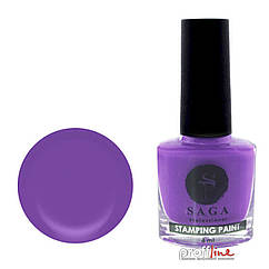 Лак-фарба для стемпінгу Saga Professional Stamping Paint №05 фіолетовий, 8 мл