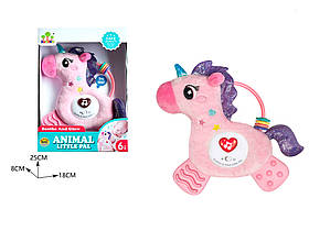 М'яка іграшка единоріг зі світлом і звуком