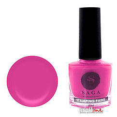 Лак-фарба для стемпінгу Saga Professional Stamping Paint №06 рожевий, 8 мл