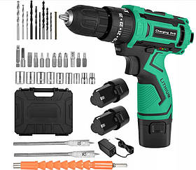 Викрутка акумуляторна в кейсі 12В 10 мм ForTeck