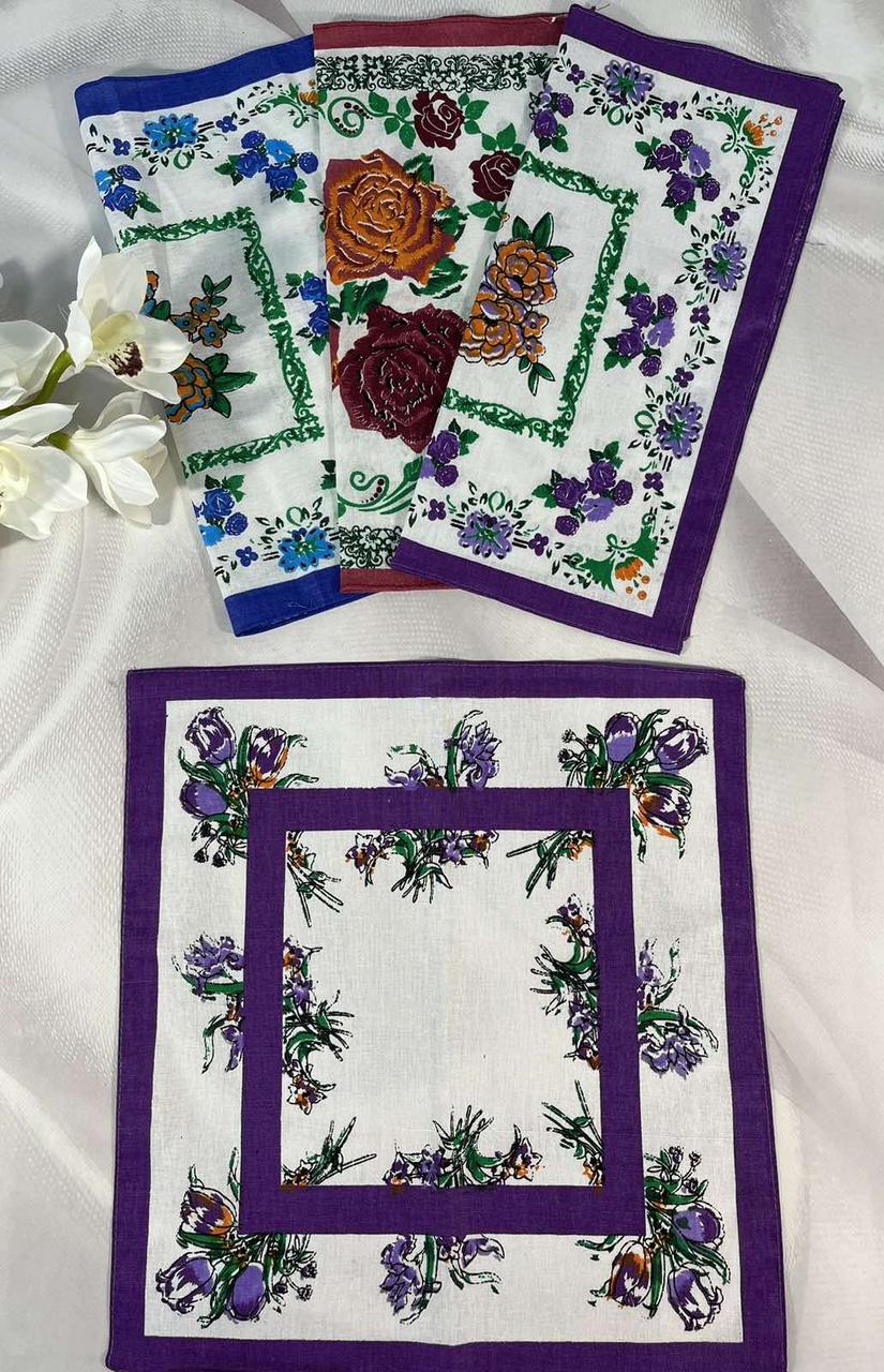 Одного виду Носовичок жіночий Andin( бавовна ) Розмір 40*40 см за 10 шт