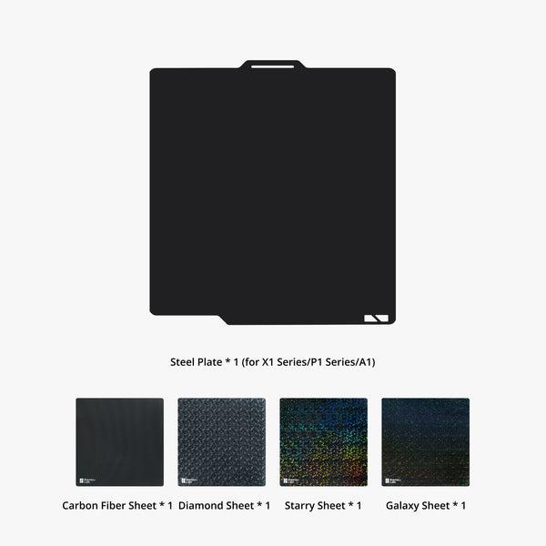 Комплект текстурованих плівок Bambu 3D Effect Sheets для 3Д-принтера Bambu Lab X1 & P1 Series, A1 (FAP013)