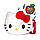 Інтерактивна м'яка сумка-тварина Spin Master Purse Pets Hello Kitty- Світить, з 30+ звуків, моргає, фото 3
