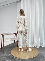 Стильна жіноча піжама сорочка і штани. Домашній одяг красивий. Набори для сну., фото 4