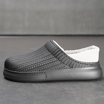 Жіночі утеплені резинові сабо, фото 1