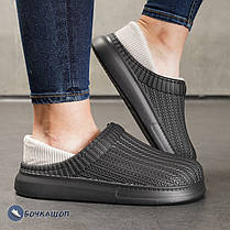 Жіночі утеплені резинові сабо, фото 2