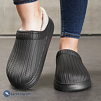 Жіночі утеплені резинові сабо, фото 5