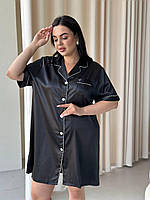 Сорочка халат на ґудзиках. Одяг для домі і відпочинку. Ночнушка сорочка для сну., фото 10