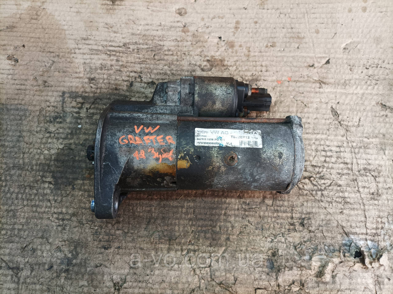 Стартер для VW Crafter, Amarok, 2H0911023A, TS22ER12, 12 Зубів, фото 1