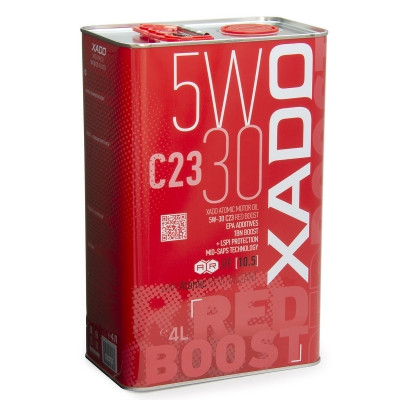 Моторна олива XADO Atomic Oil 5W-30 C23 RED BOOST синтетична 4л XA 26205