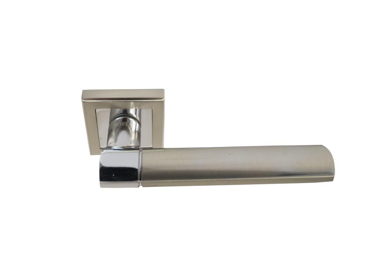 Ручка на розетці FZB Sofia C75QX3 SN/CP, фото 1