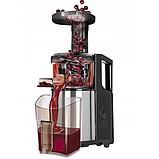 Соковитискач шнековий електрична сокодавка шнекова соковижималки для томатів віджимач яблук моркви зелені селдерею фруктів овочів, фото 4