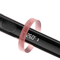 Професійний вирівнювач Hots Professional Tourmaline Ceramic Led Ionic Black (HP-181), фото 3