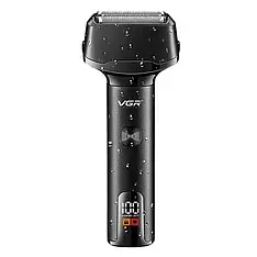 Шейвер для сухого та вологого гоління VGR Waterproof IPX5 Shaver Black (V-371)