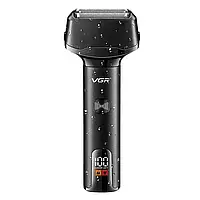 Електробритва для сухого та вологого гоління VGR Waterproof IPX5 Shaver Black (V-371)