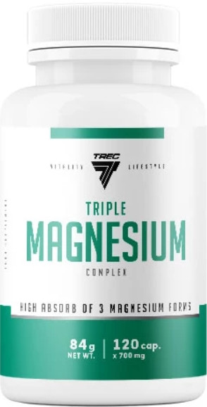 Магній TREC nutrition Triple Magnesium Complex 120 caps