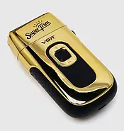 Стильна електробритва чоловіча акумуляторна з дисплеєм VGR V-332 Золотий Професійна бритва-шейвер, фото 4