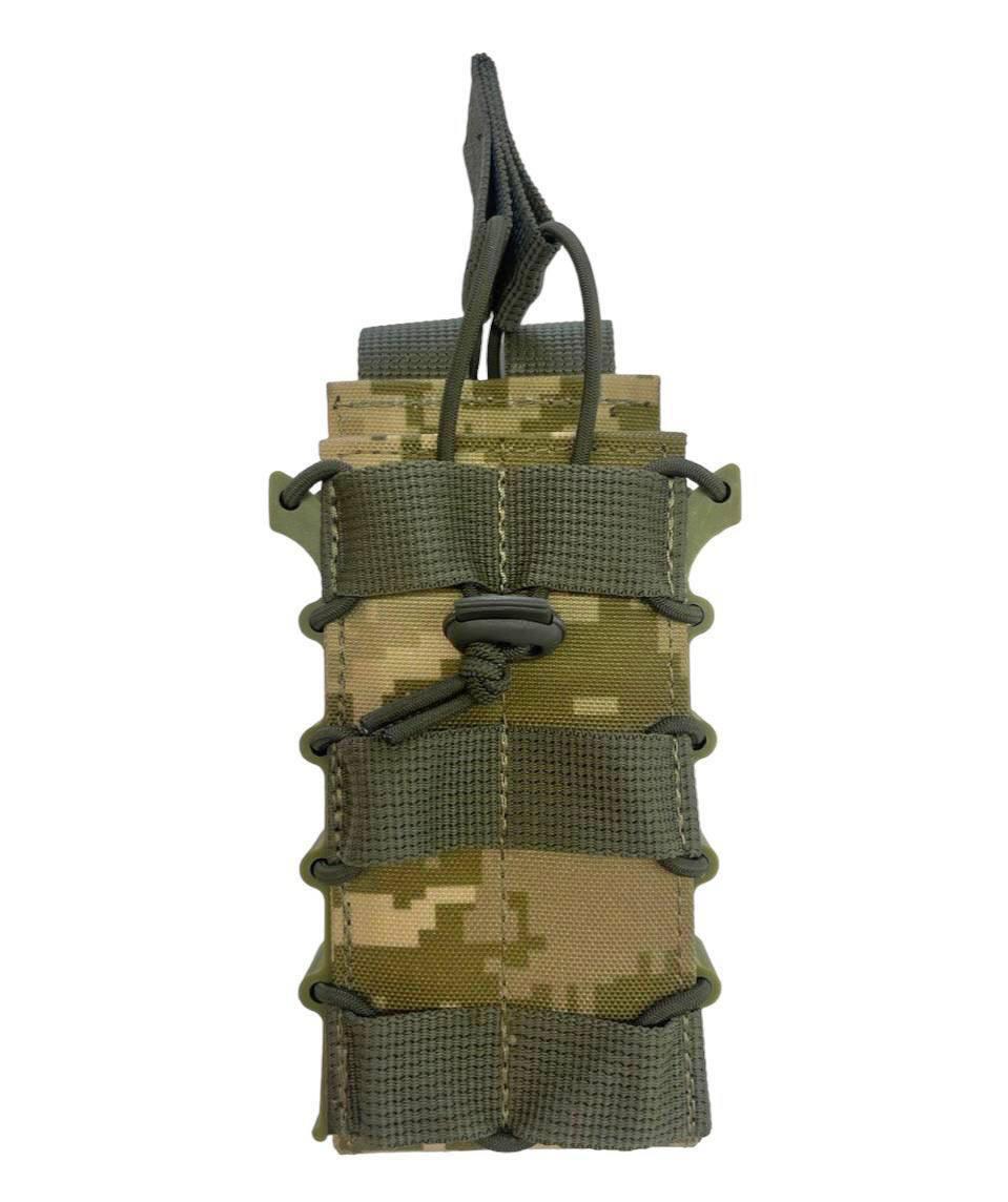 Підсумок під 2 магазина АК/AR-15 Oxford 600D на MOLLE пластикові бока Defender ММ-14