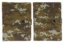 Блокнот на кнопці А5/76 арк."Камуфляж" кліт. 36К-761