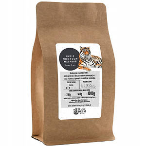 Кава India Moonson Malabar в зернах 250 г свіжообсмажена арабіка