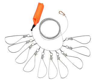 Кукан на 10 місць із поплавцем арт NK5/2