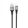 Кабель HOCO X86 USB - iPhone (Lightning) 1м (93730) Black, фото 2