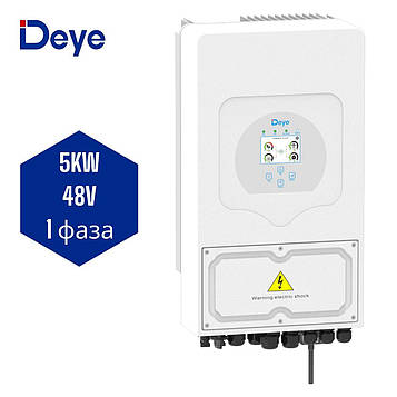 Гібридний інвертор Deye SUN-5K-SG03LP1-EU 5kW, 1Ф, 48V