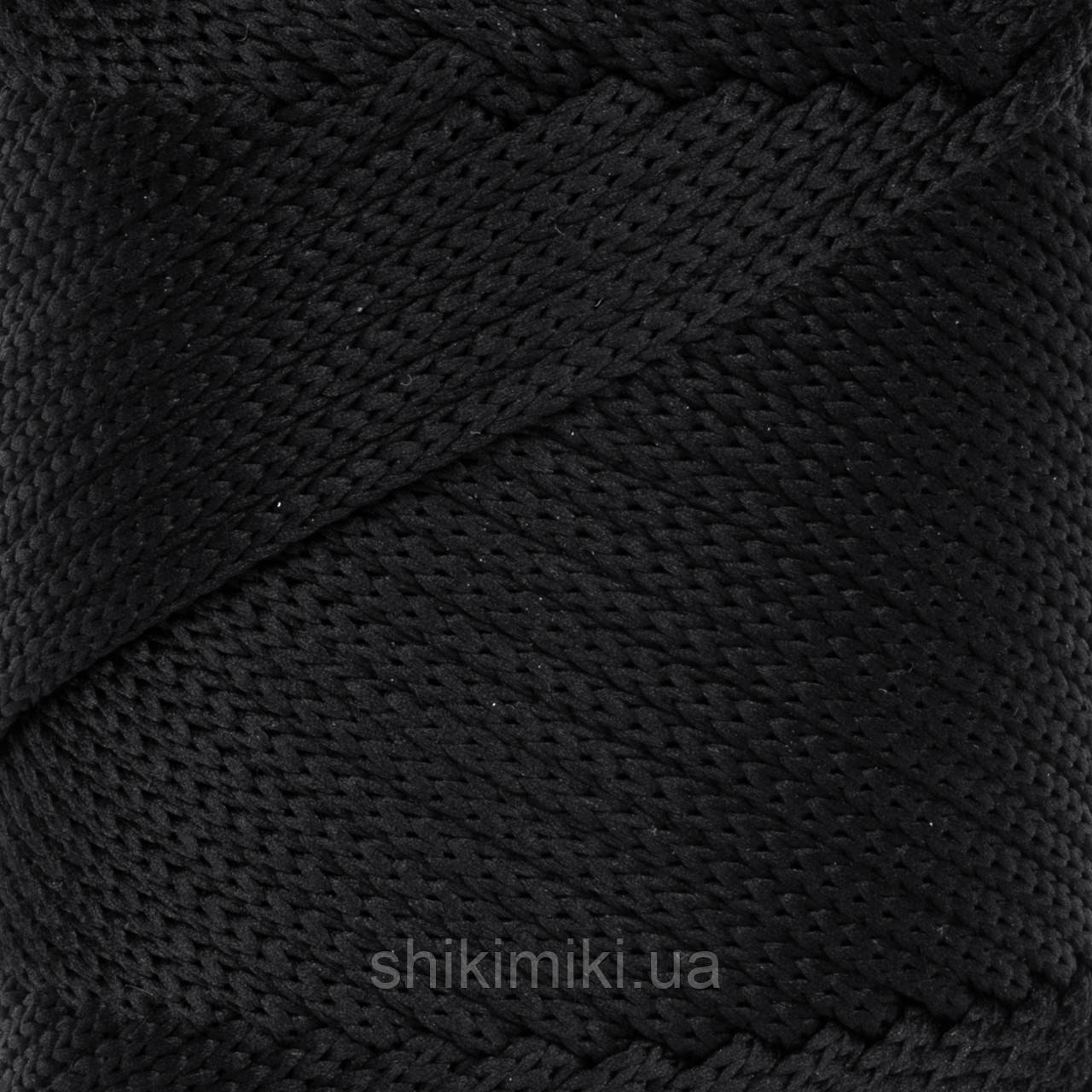 Шнур поліефірний Matte Macrame 3 mm, колір Чорний