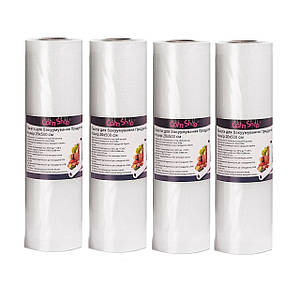 Пакети для Вакууматора в Рулоні - 4 шт - 20х500 см - ОРИГІНАЛ - Сертифікація FDA+LFGB - ТМ ComShop