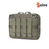 Сумка тактична підсумок Solve 25,5 x 19 x 5,5 см Olive KT6001141, фото 4
