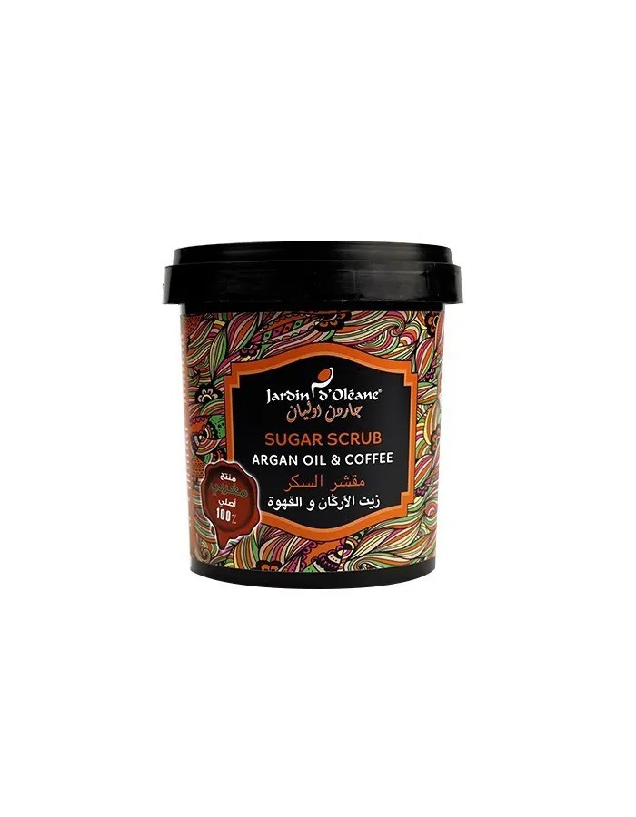 Цукровий скраб Jardin D Oleane Sugar scrub with argan oil and coffee з аргановою олією та кавою 500г