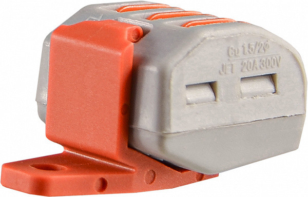 Фіксатор клеми DF-221 універсальний, АСКО-УКРЕМ, компактні безгвинтові клеми